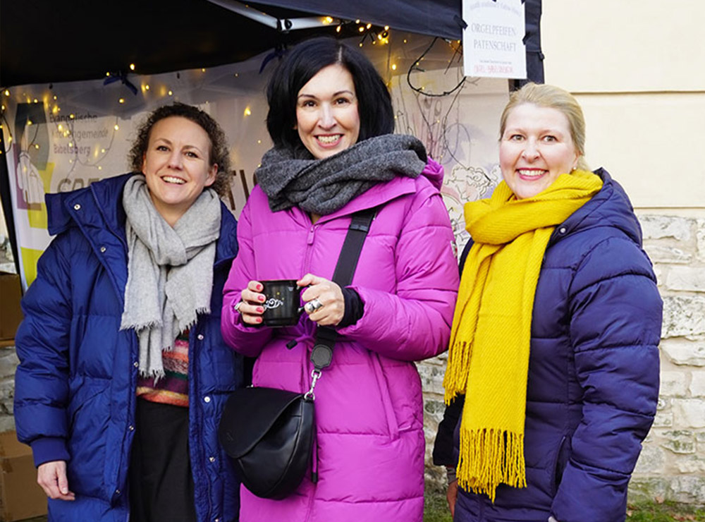Das Titelbild zum Beitrag der Spendenaktion der Orgel in Potsdam Babelsberg mit Noosha Aubel